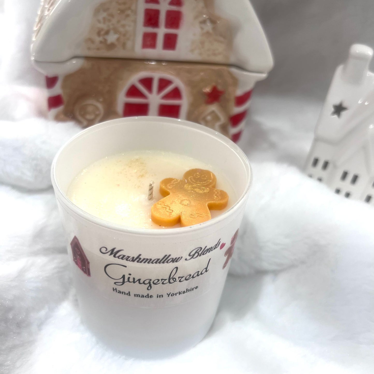 Gingerbread Christmas Candle