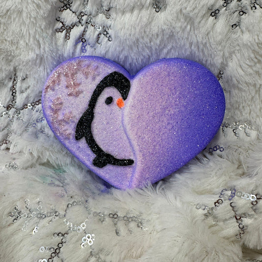 Penguin Heart Bath Bomb