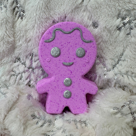 Glam Gingerbread Man Bath Bomb