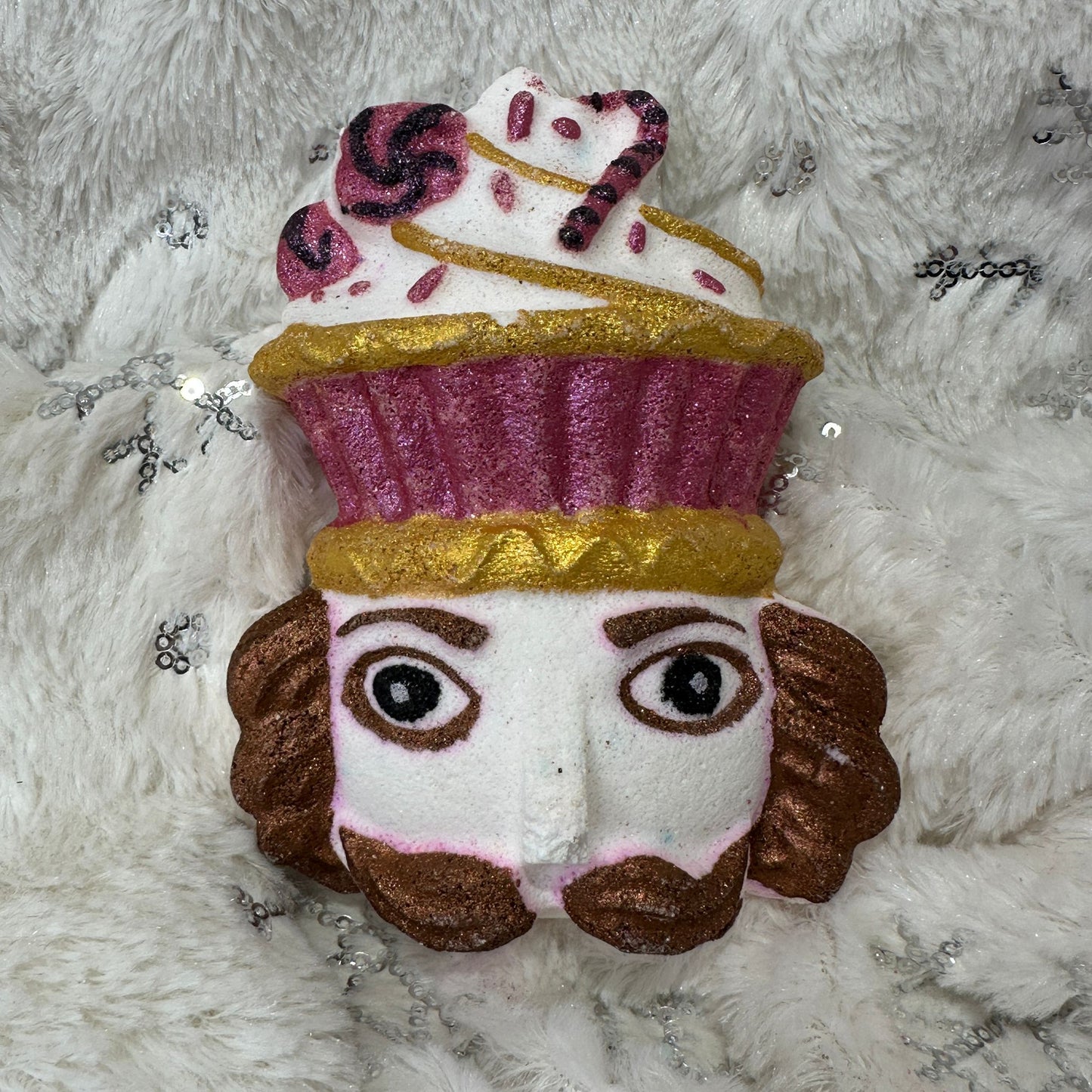 Nutcracker Cupcake Bath Bomb