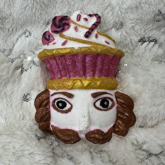 Nutcracker Cupcake Bath Bomb