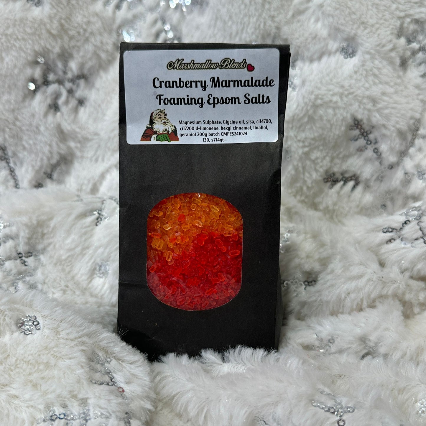 Cranberry Marmalade Foaming Epsom Salts