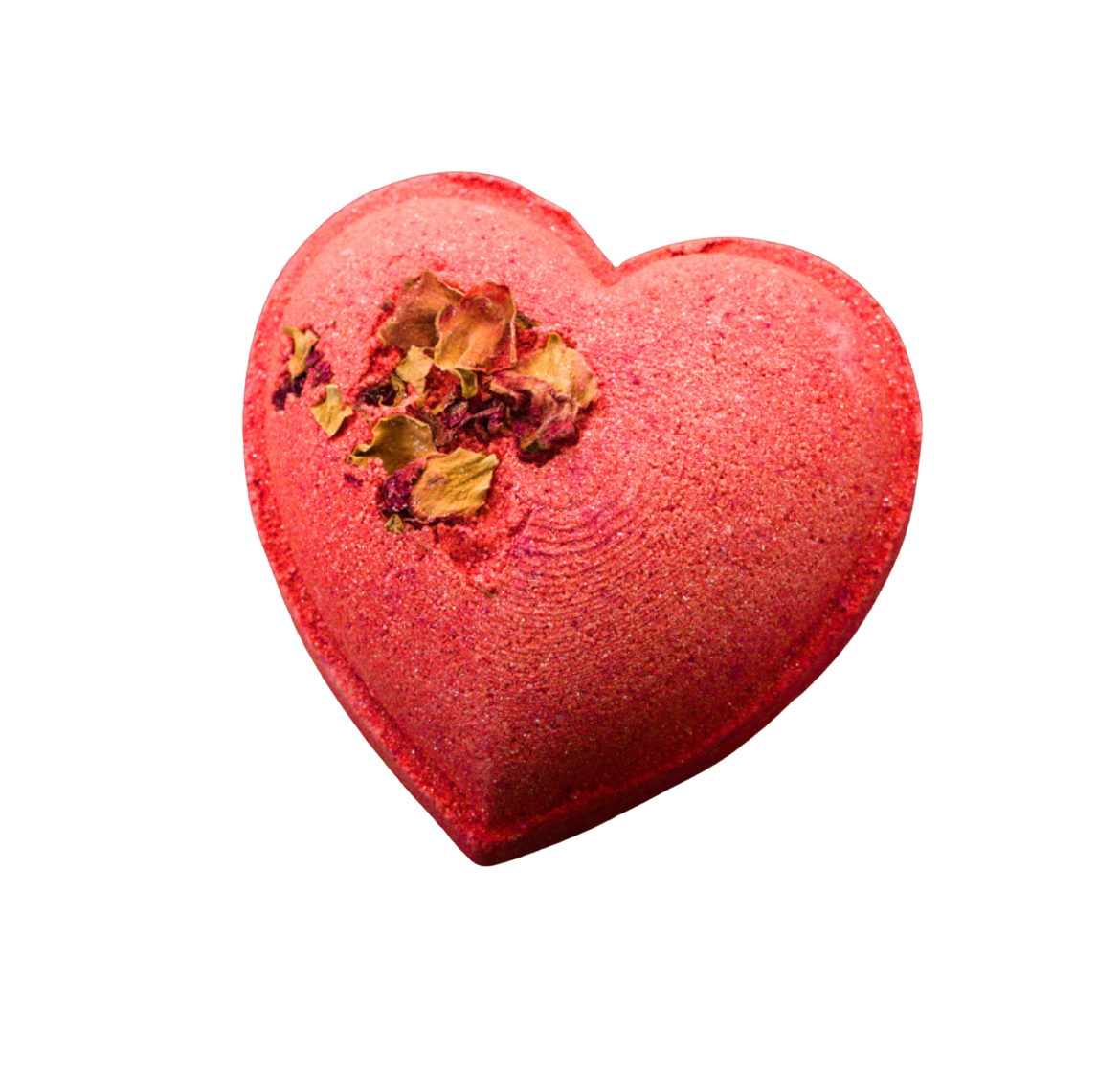 Rose Jam Heart Bath Bomb