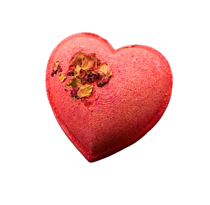 Rose Jam Heart Bath Bomb