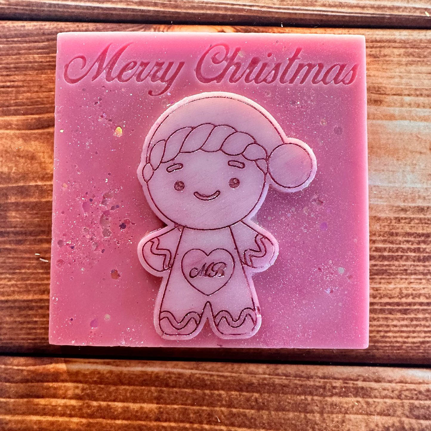 Merry Christmas Wax Melt Slab Squares