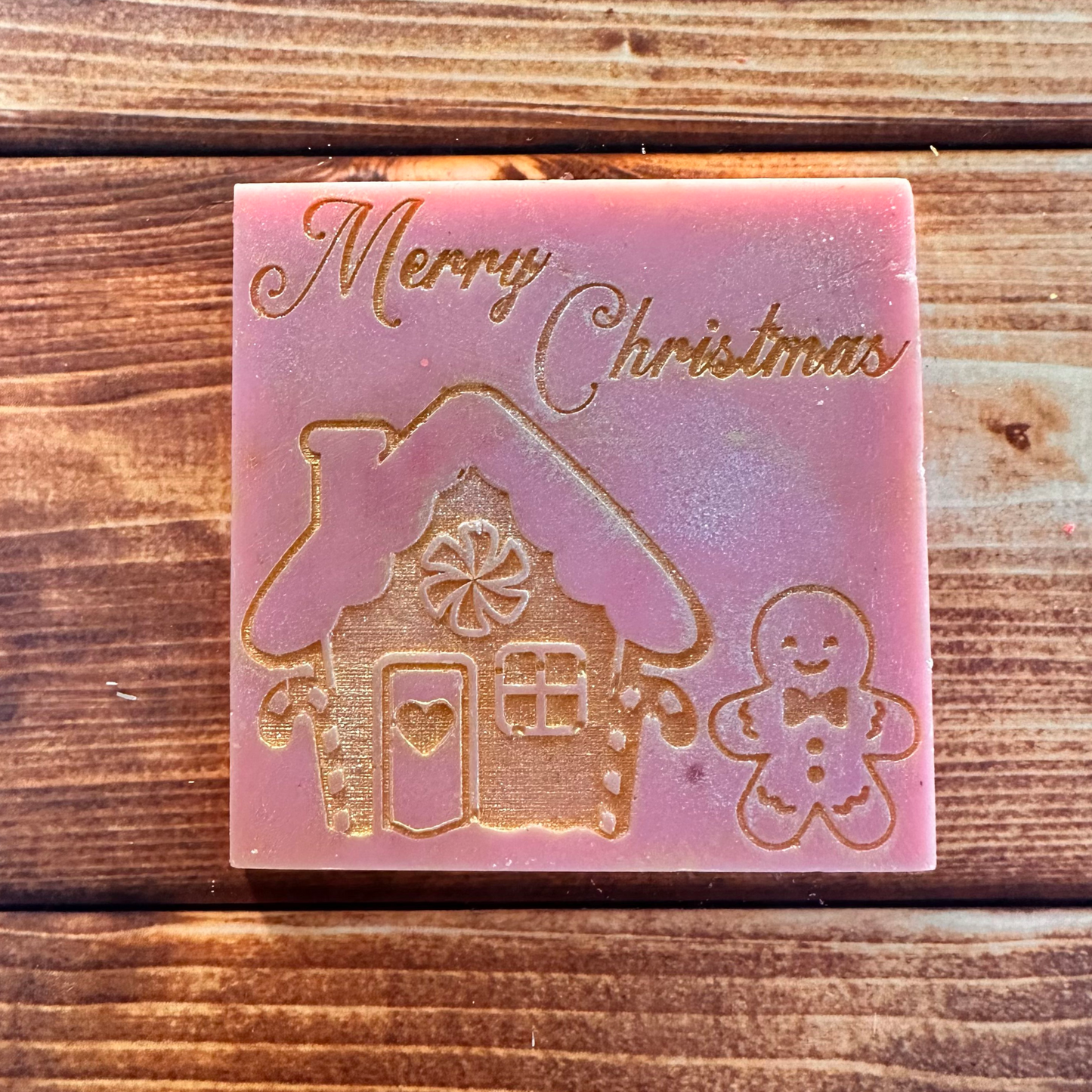 Merry Christmas Wax Melt Slab Squares