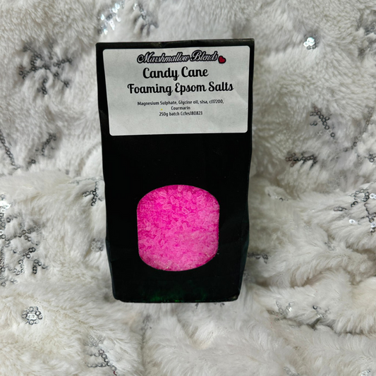 Candy Cane Foaming Epsom Salts